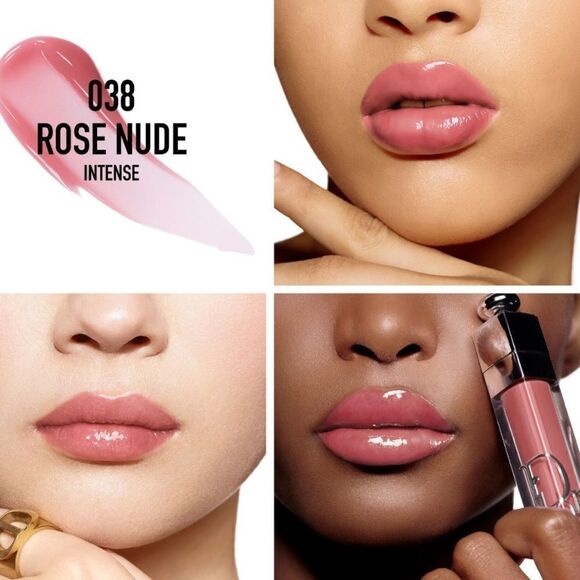 DIOR ADDICT LIP MAXIMIZER
Lip plumping gloss 038 Rose Nude - a sheer nud… - Picture 10 of 16